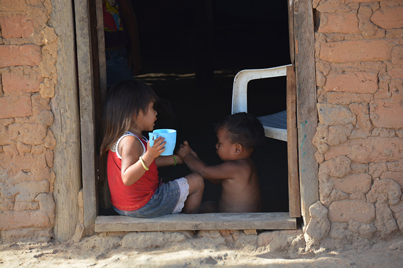 11 INMD K3 Criancas na aldeia Sao Mateus TI RSS Roraima