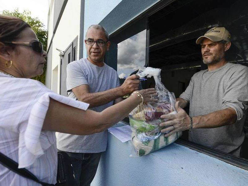 25 SL3 A Venezuelan woman receives a government food package Feb 22 2019 Credit Matias Delacroix AFP Getty Images